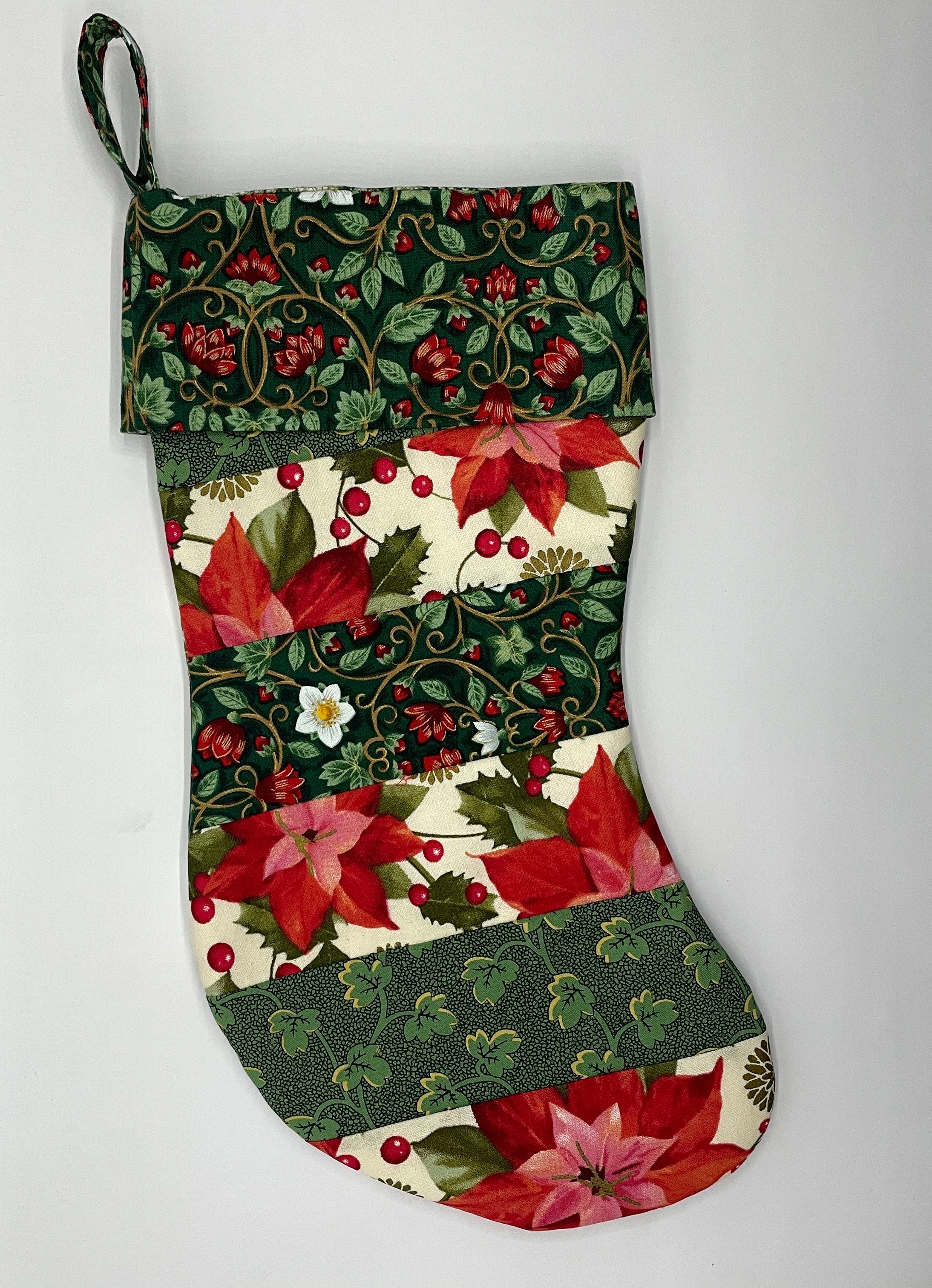 Christmas Stocking - Patchwork/Quilted