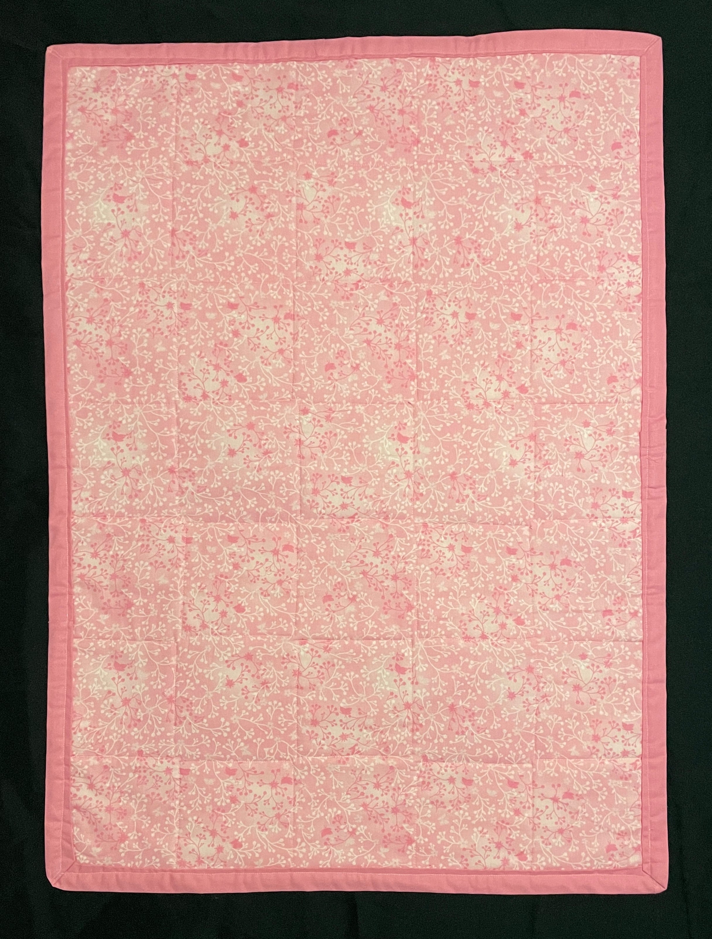 Handmade Quilted Pram Blanket-Ballerina